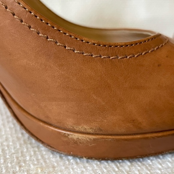 Prada tan peep toe shoes - Picture 8 of 12